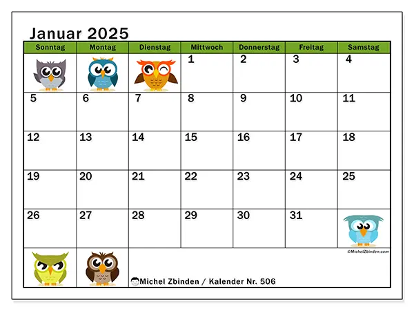kalender-nr-506-januar-2025-michel-zbinden-de