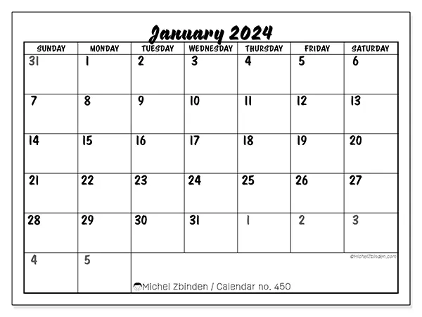 Free printable calendar n° 450, January 2025. Week:  Sunday to Saturday