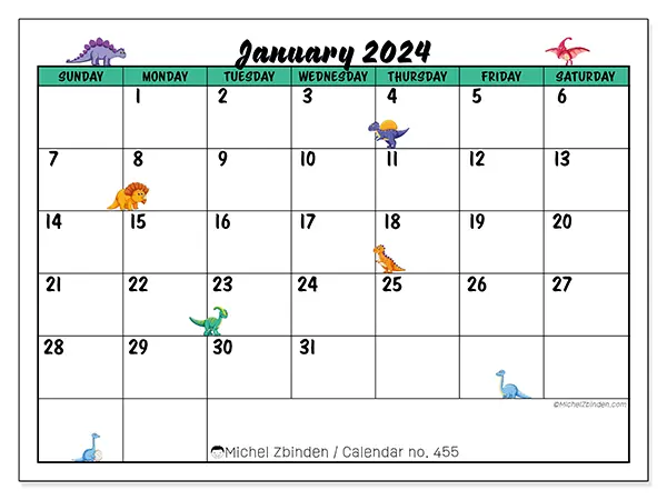 Free printable calendar n° 455, January 2025. Week:  Sunday to Saturday