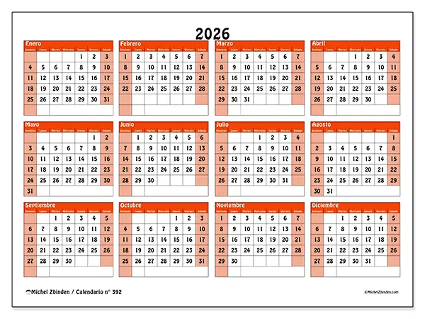 calendario-2026-n-392-naranja-brillante-michel-zbinden-es