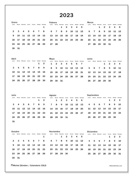 Imagenes De Calendario 2023 Para Imprimir