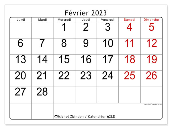 , février 2023, 62LD