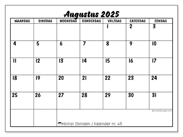 augustus-2025-kalender-nr-45-productiviteit-michel-zbinden-nl