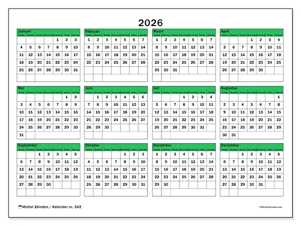2026-kalender-nr-342-helder-groen-michel-zbinden-nl