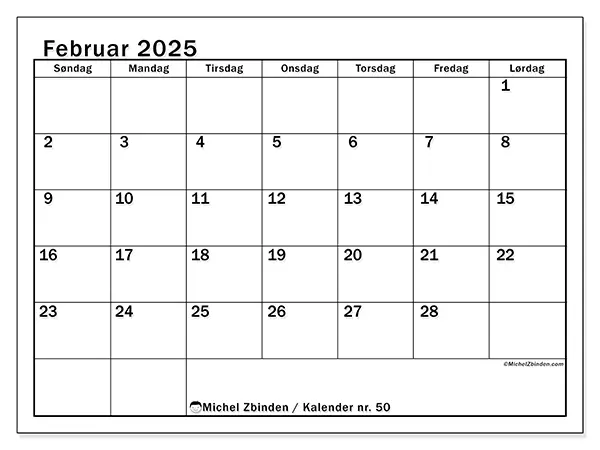 kalender-nr-50-februar-2025-utholdenhet-michel-zbinden-no