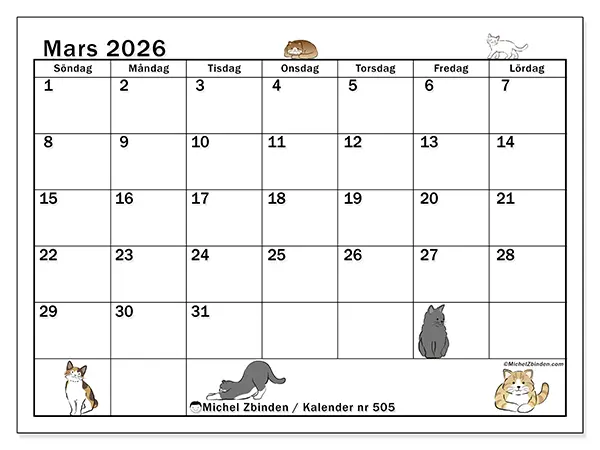 kalender-f-r-mars-2026-att-skriva-ut-modell-nr-505-michel-zbinden